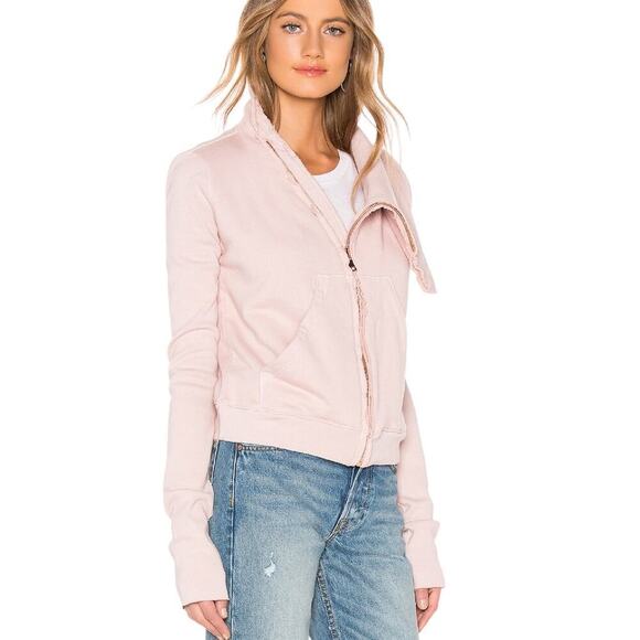 Frank & Eileen Tee Lab Side Zip Fleece Jacket In Dirty Ballerina Size Small - Picture 3 of 15